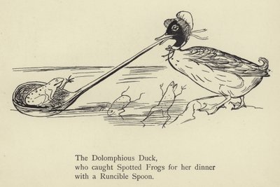 El pato Dolomphious de Edward Lear